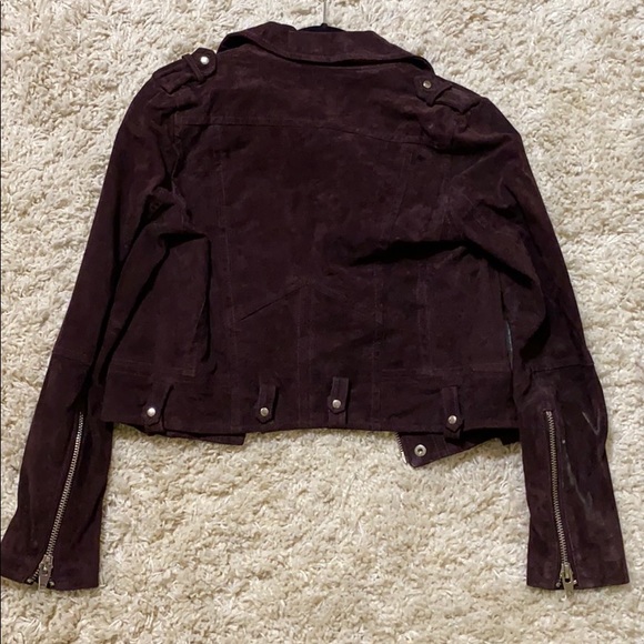 Purple leather jacket - Picture 3 of 3